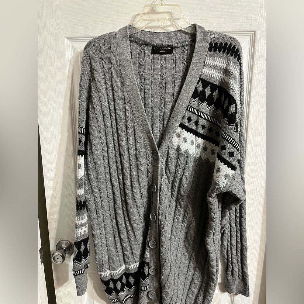 Ladies plus size Lane Bryant cardigan.